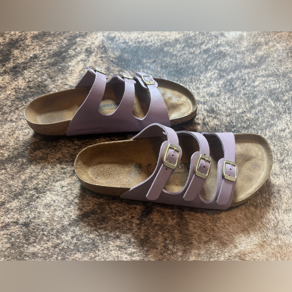 Birkenstock Lilac Florida Sandals - size 40 - Picture 3 of 5